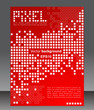 Pixel art. Vector blank.