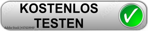 Vektor: button kostenlos testen button kostenlos testen