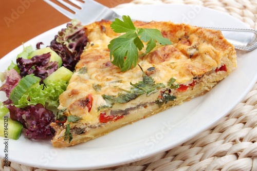 Photo: Vegetable quiche Vegetable quiche