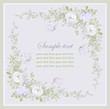 Greeting card with rose.