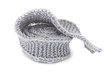 Knitted ribbon isolated