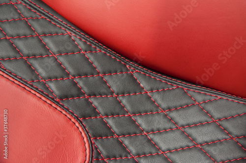 Photo: siege cuir rouge siege cuir rouge