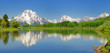 Panoramic view of Oxbow Bend