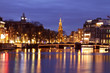 Images : Amsterdam at night in the Netherlands