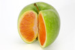 Apple containing an orange