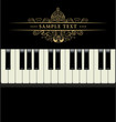 vector piano keyboard