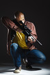 dangerous sniper with the rifle