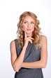 Foto: Businesswoman with interrogative look Businesswoman with interrogative look