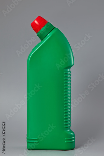Photo: Detergent bottle. Isolated Detergent bottle. Isolated