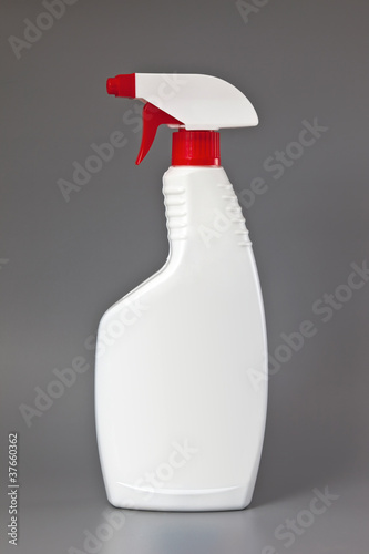 Photo: Detergent bottle. Isolated Detergent bottle. Isolated