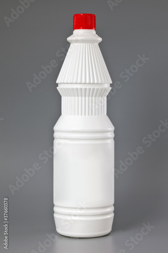 Photo: Detergent bottle. Isolated Detergent bottle. Isolated