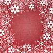 Snow background recycle paper craft for christmas and new year