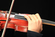 Violin player close up Violin player close up