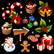 Vector: christmas icons christmas icons