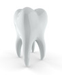 White tooth - included clipping path
