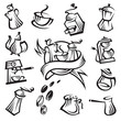coffee icon set