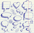 Speech bubbles skech