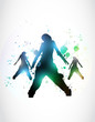 Hip hop Girl dancing