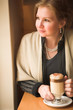 Blonde adult woman