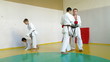 training martial arts