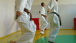 Martial Arts sport training in gym