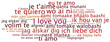 Tag Cloud Liebe