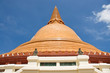 Big golden pagoda. Wat Pra Pathom Chedi, Thailand
