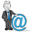 businessman & at