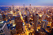 Aerial view of Chicago downtown Aerial view of Chicago downtown