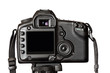 digital camera on tripod