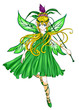 Fantasy illustration of a pixie