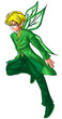 Fantasy illustration of a pixie