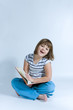 Photo: girl with book girl with book