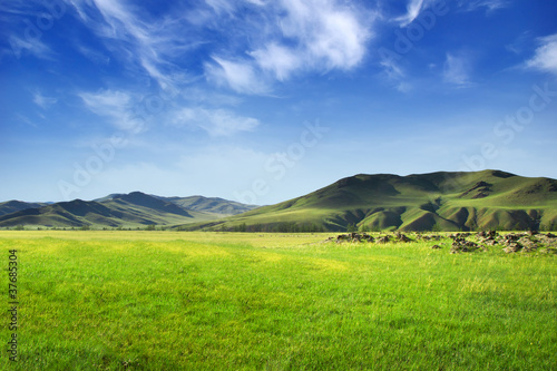 Photo: Vallée de Mongolie Vallée de Mongolie