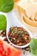 Spice mix for pasta, tomato and basil