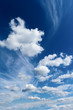 Beautiful blue sky