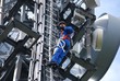 Arbeiten am Mast