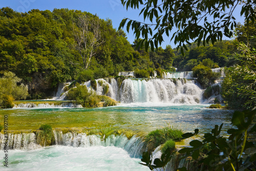 Photo: Waterfall KRKA in Croatia Waterfall KRKA in Croatia