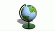 Plastic Globe Slow Rotation