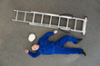 worker fell from a ladder