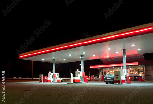 Photo: gas station gas station