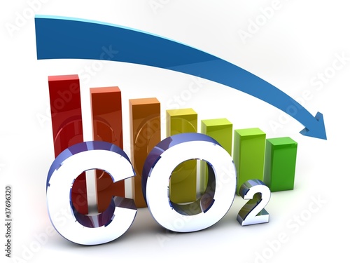 Illustration: CO2 - Kohlendioxid - Reduktion CO2 - Kohlendioxid - Reduktion