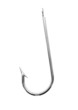 fishhook on a white background. isolated object fishhook on a white background. isolated object