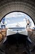 Catamaran in the Dock Catamaran in the Dock