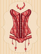 Sexy vintage corset