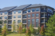 Modern Brick and Stucco Apartment Building