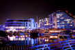 Gibraltar Marina at Night