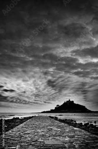 Foto : st michaels mount bw st michaels mount bw