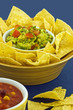 Guacamole with tortilla chips