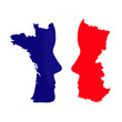 Carte de France, élections présidentielles